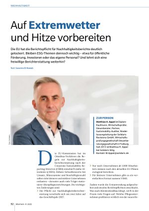 Vorschauseite 1: Auf Extremwetter und Hitze vorbereiten