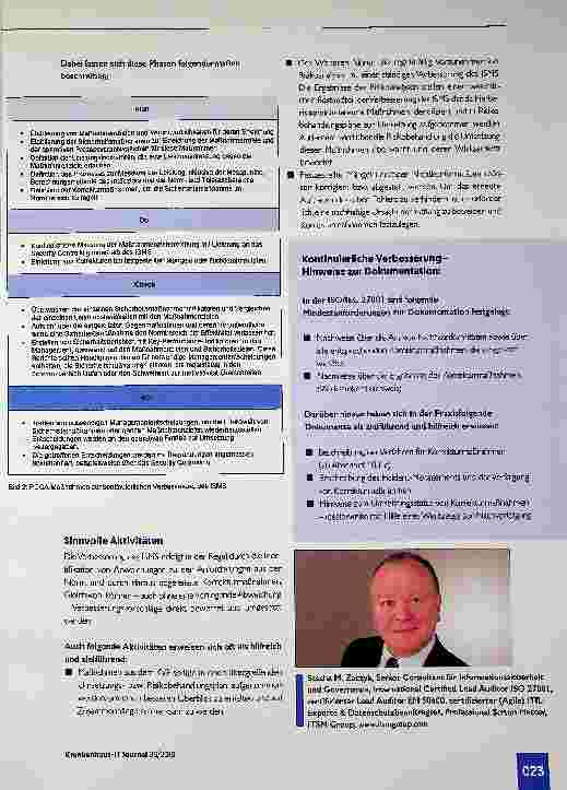 Vorschauseite 4: -Managemen Der ISMS-Ratgeber - ein Leittedlen für die Praxis ( Teil 8)