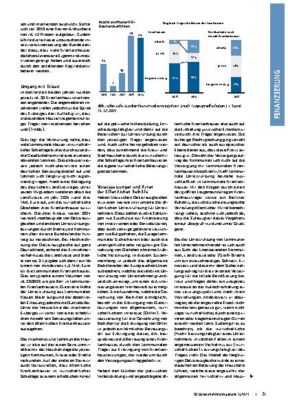 Vorschauseite 2: Die Zerreißprobe Kommunale Krankenhäuser und ihre Träger zwischen Daseinsvorsorge und wirtschaftlicher Schieflage