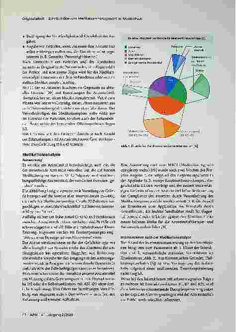 Vorschauseite 5: Die pharmazeutische Aufnahme als Start zum Schnittstellenund Medikationsmanagement im Krankenhaus