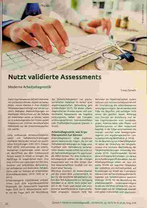 Vorschauseite 1: Nutzt validierte Assessments moderne Arbeitsdiagnostik?