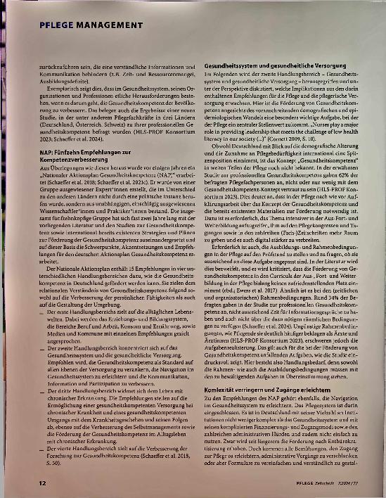 Vorschauseite 3: Gesundheitskompetenz fördern