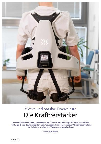 Vorschauseite 1: Aktive und passive Exoskelette Die Kraftverstärker
