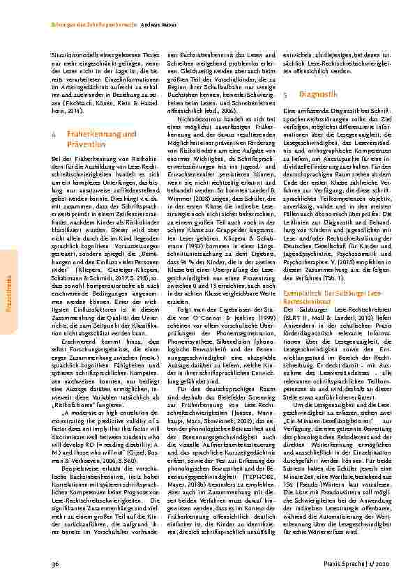 Vorschauseite 4: Störungen des Schriftspracherwerbs