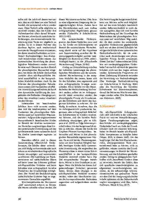 Vorschauseite 6: Störungen des Schriftspracherwerbs