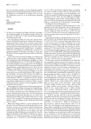 Vorschauseite 2: Leistungen nach dem SGB II bei Probewohnen im Maßregelvollzug