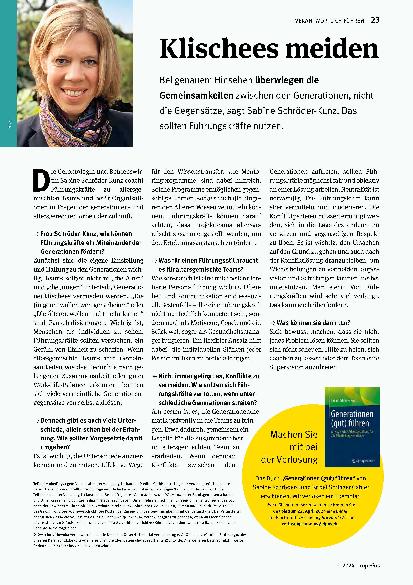 Vorschauseite 1: Klischees meiden