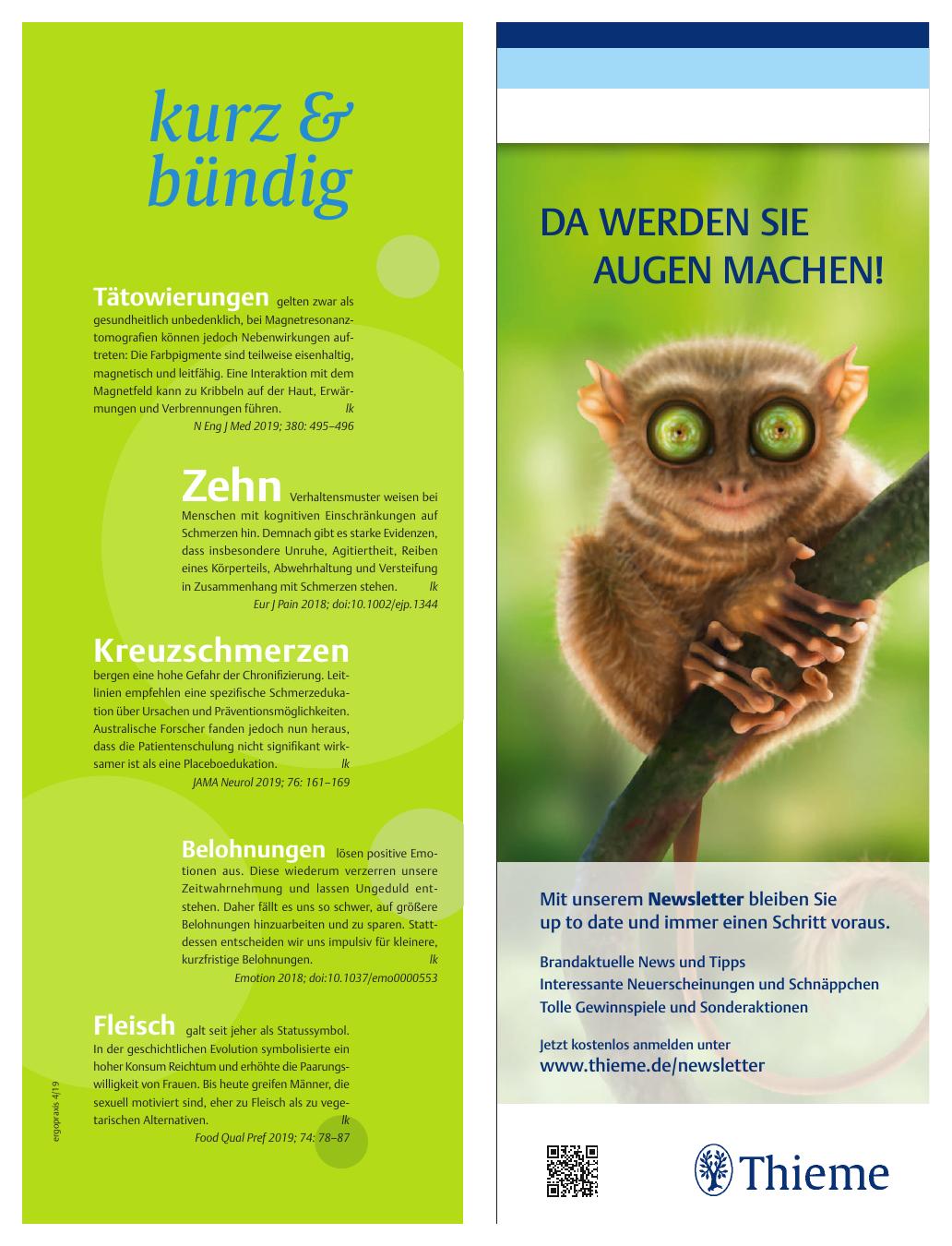 Vorschauseite 1: kurz & bündig