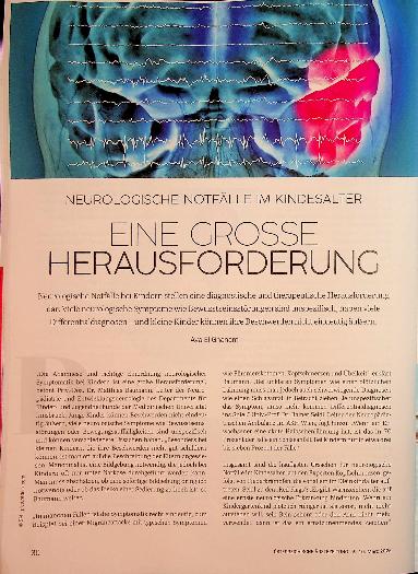 Vorschauseite 1: Neurologische notfälle im Kindesalter eine grosse Herausforderung