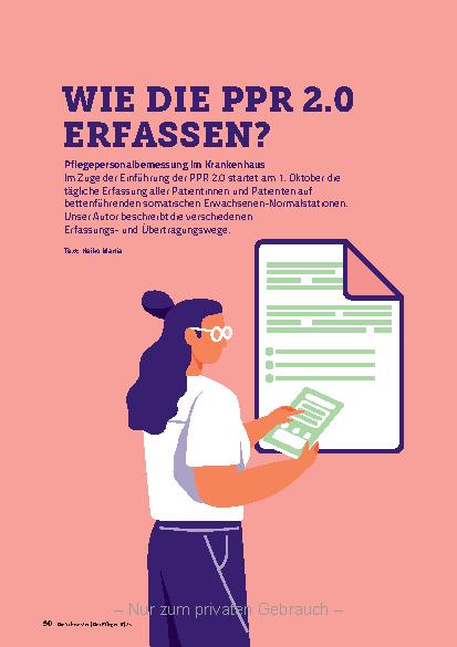 Vorschauseite 1: Wie die PPR 2. 0 erfassen?