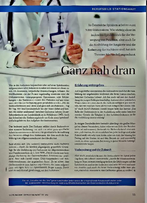 Vorschauseite 1: Ganz nah dran.
