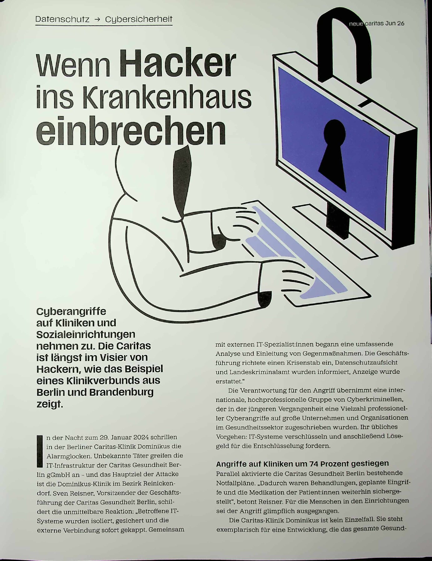 Vorschauseite 2: Öffentlichkeitsarbeit ist selbstverständlich. Sichtbar sein und geschützt bleiben