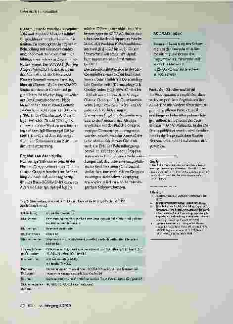 Vorschauseite 4: Aus der internationalen Literatur. Moderne Verfahren sind sicher und effektiv.