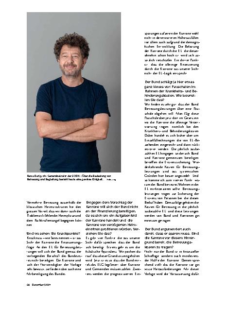 Vorschauseite 2: "Wir müssen das Verständnis von Betreuung immer weiter schärfen. "