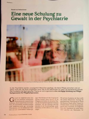 Vorschauseite 1: Eine neue Schulung zu Gewalt in der Psychiatrie