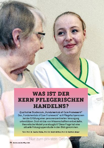 Vorschauseite 1: Was ist der Kern pflegerischen Handelns?