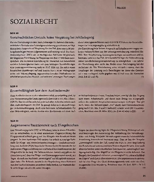 Vorschauseite 1: Sozialrecht