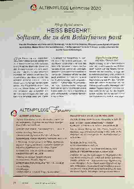 Vorschauseite 1: HEISS BEGEHRT: Software, die zu den Bedürfnissen passt