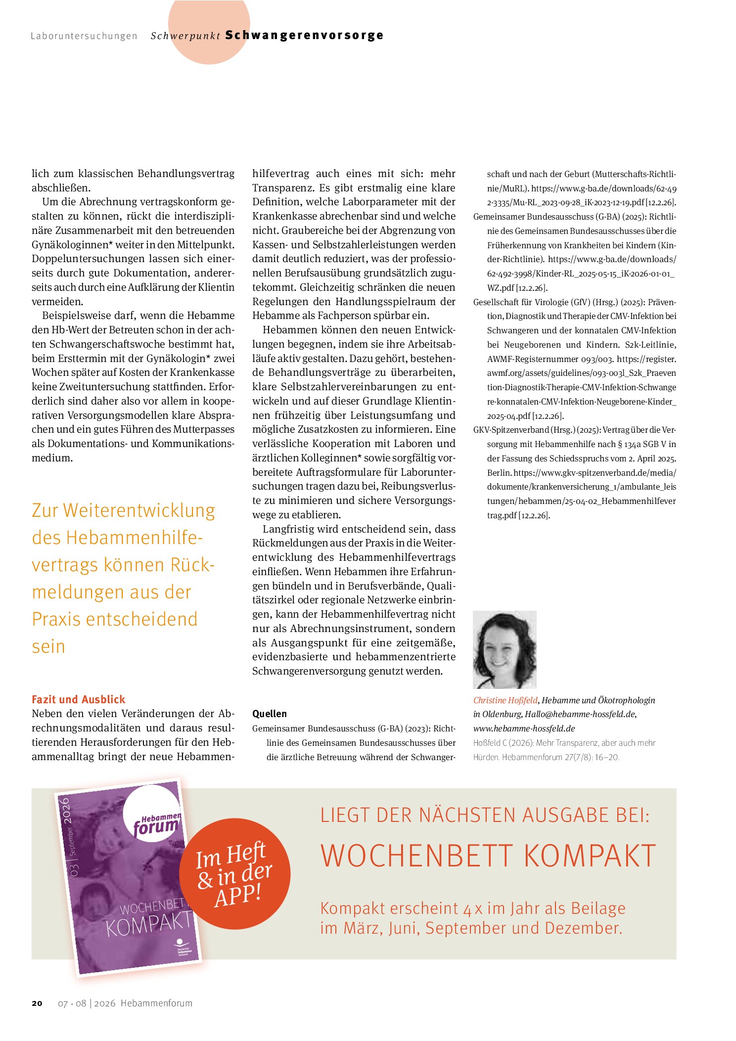 Vorschauseite 4: Mehr Transparenz, aber auch mehr Hürden