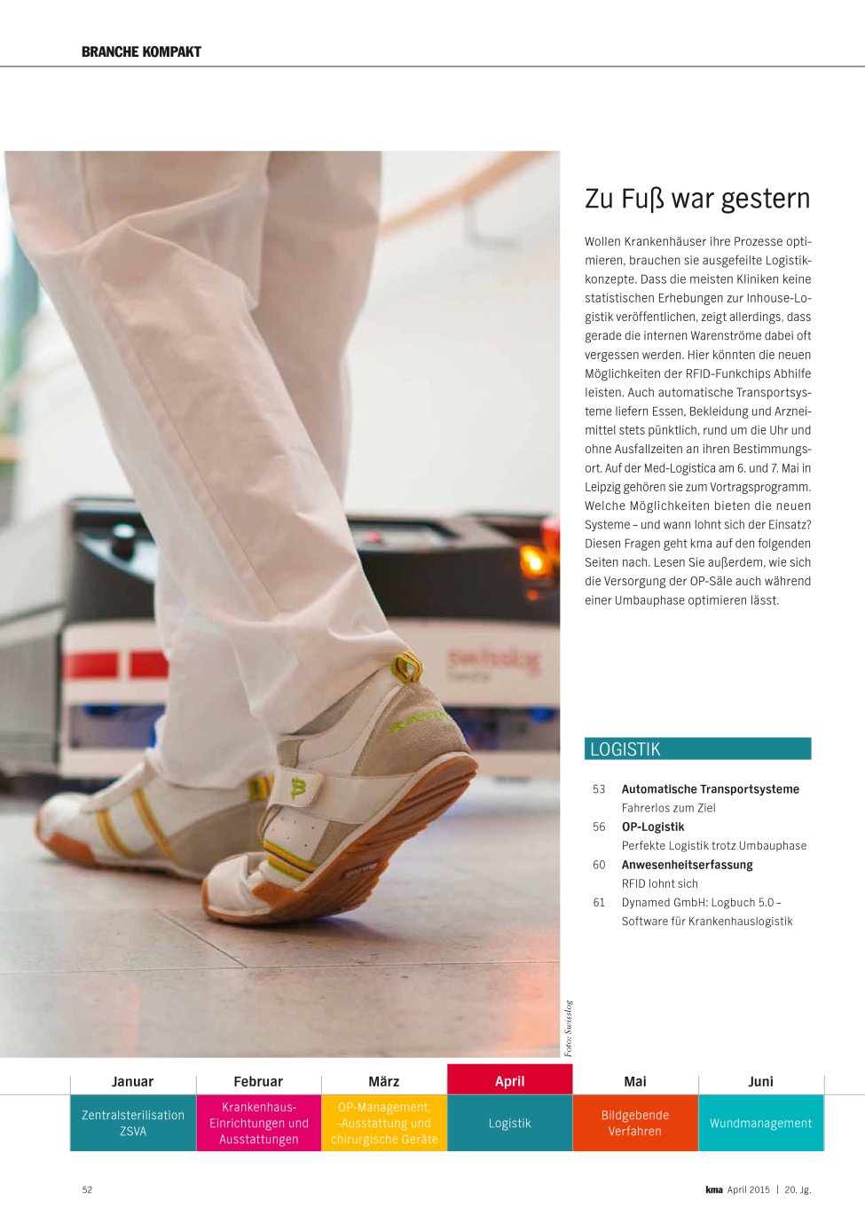 Vorschauseite 1: Fahrerlos zum Ziel