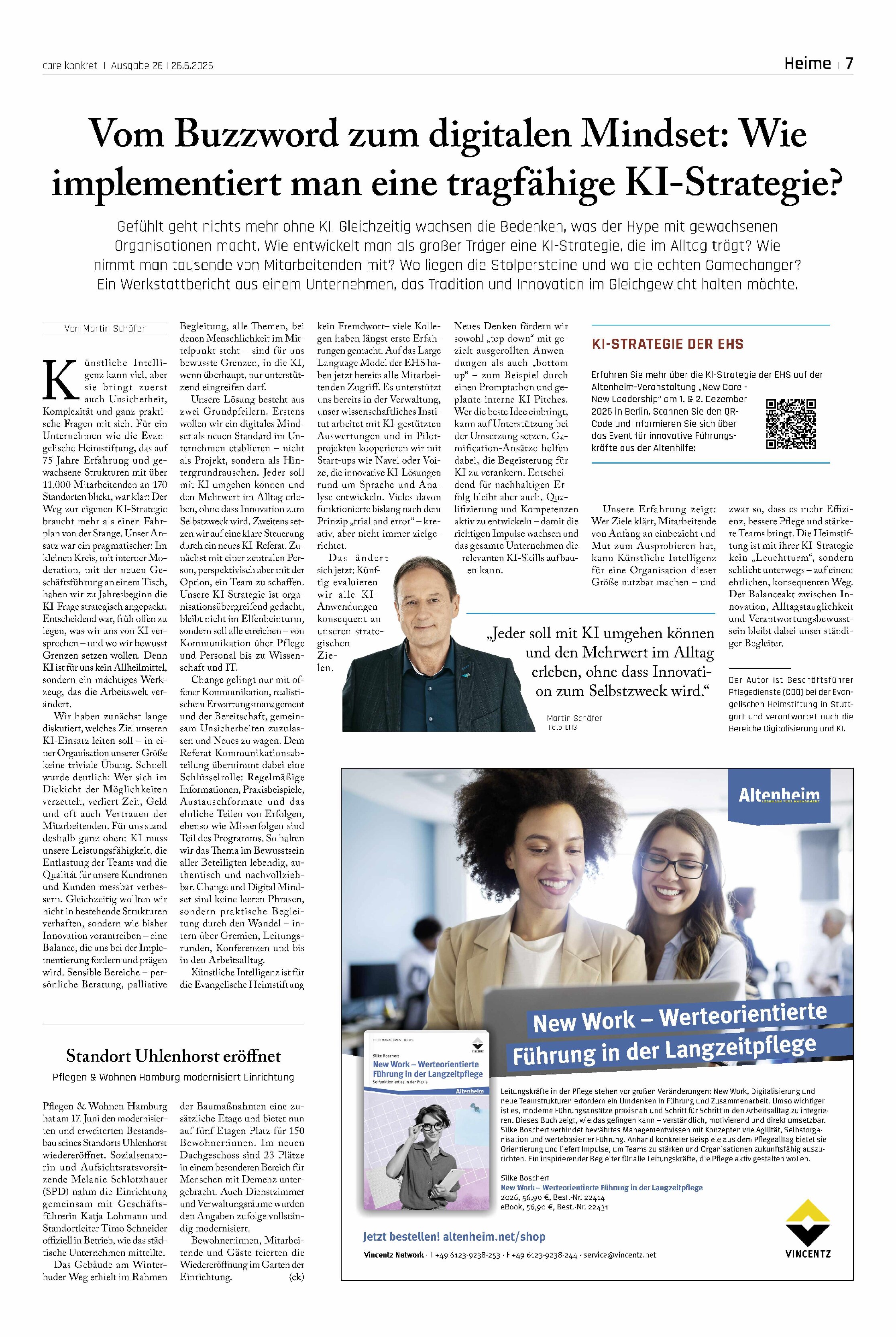 Vorschauseite 1: Vom Buzzword zum digitalen Mindset: Wie implementiert man eine tragfähige KI-Strategie?