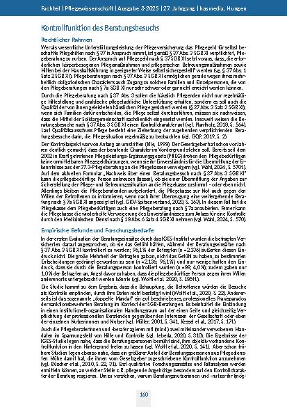 Vorschauseite 6: Pflegeberatung nach § 37 Abs. 3 SGB XI