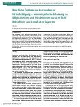 Vorschauseite 1: Berufliche Teilhabe nach erworbener Hirnschädigung – eine empirische Erhebung zu Möglichkeiten und Hindernissen aus der Sicht Betroffener und beruflicher Experten.