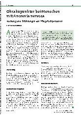 Vorschauseite 1: Ohrakupunktur bei Menschen mit Anorexia nervosa