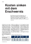 Vorschauseite 1: Kosten sinken mit dem Erfolg.
