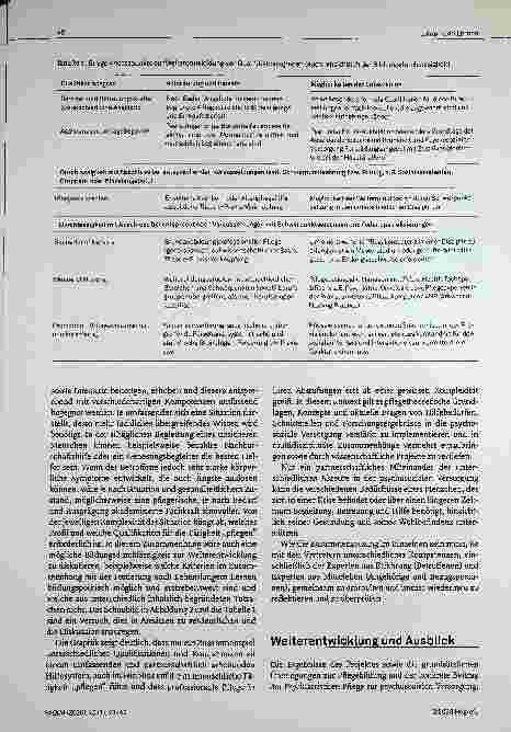 Vorschauseite 6: Bildung und Psychiatrische Pflege Bildungsdurchlässigkeit - mögliche Auswirkungen auf die psychosoziale Versorgung