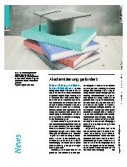 Vorschauseite 1: Akademisierung gefordert