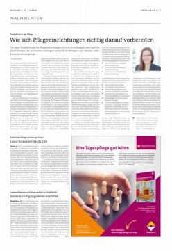 Vorschauseite 1: Wie sich Pflegeeinrichtungen richtig darauf vorbereiten