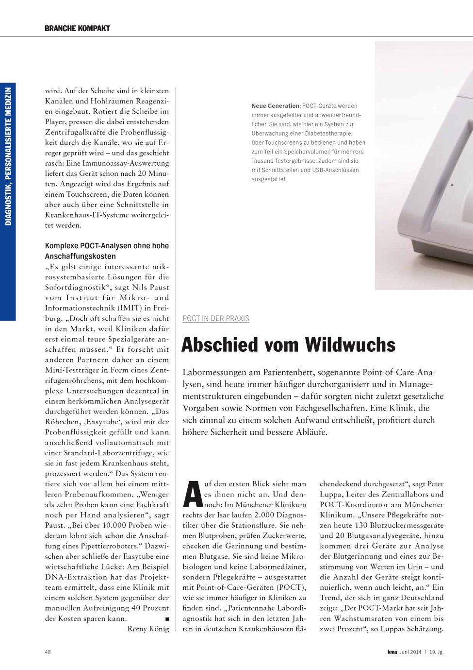 Vorschauseite 1: Abschied vom Wildwuchs