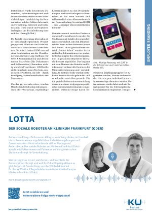 Vorschauseite 2: Intranet aus. LUMI an. Wie das Universitätsklinikum Leipzig seine interne Kommunikation neu erfand