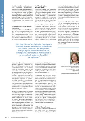Vorschauseite 3: Intranet aus. LUMI an. Wie das Universitätsklinikum Leipzig seine interne Kommunikation neu erfand