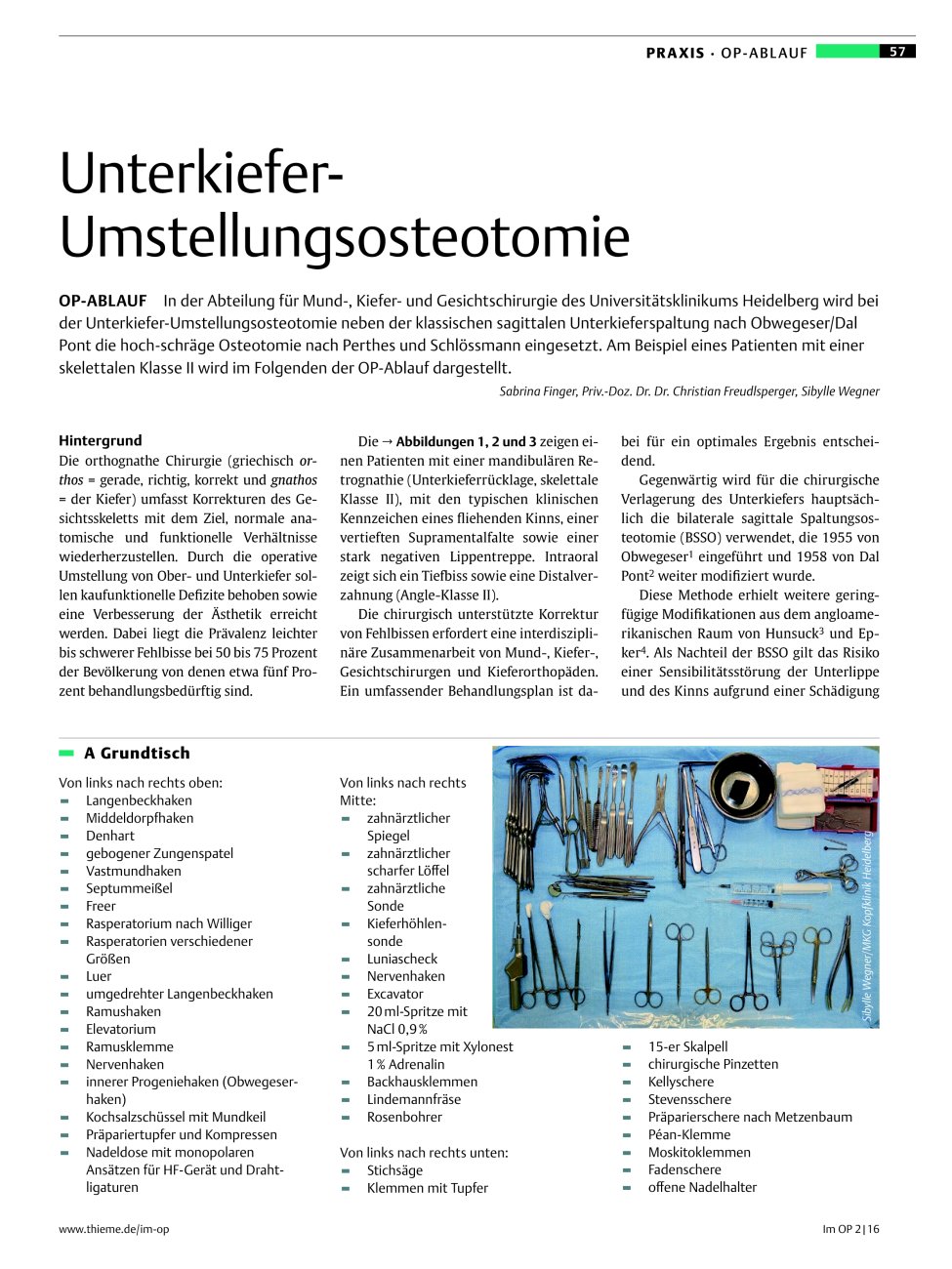 Vorschauseite 1: Unterkiefer-Umstellungsosteotomie