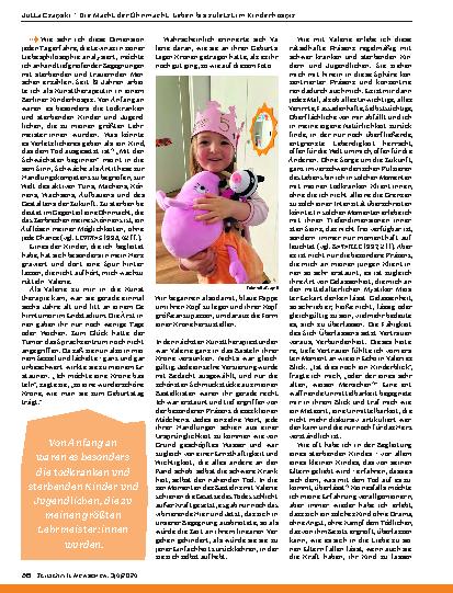 Vorschauseite 2: Die Macht der Ohnmacht. Leben bis zuletzt im Kinderhospiz.