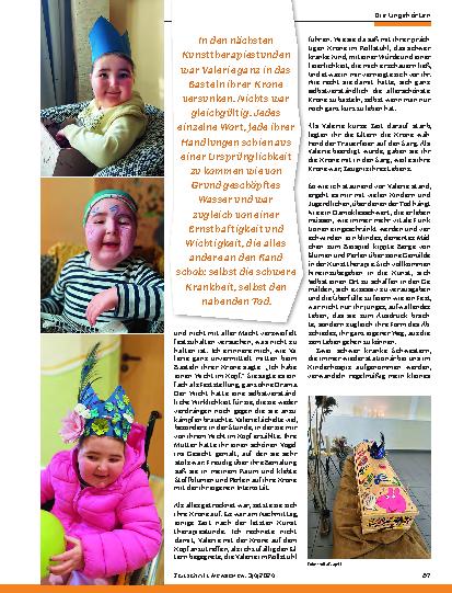 Vorschauseite 3: Die Macht der Ohnmacht. Leben bis zuletzt im Kinderhospiz.