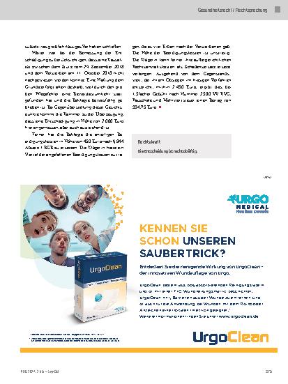 Vorschauseite 5: Hinterbliebenengeld für einen Todesfall aufgrund eines groben Pflegefehlers