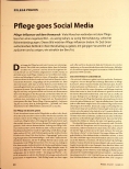 Vorschauseite 1: Pflege goes Social Media