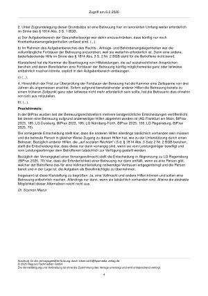 Vorschauseite 4: Zum Betreuungsbedarf § 1814 Abs. 3 Satz 2 Nr. 2 BGB; § 78 SGB IX