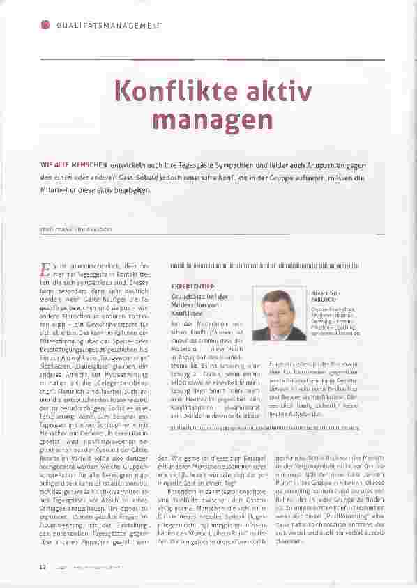 Vorschauseite 1: Konflikte aktiv managen