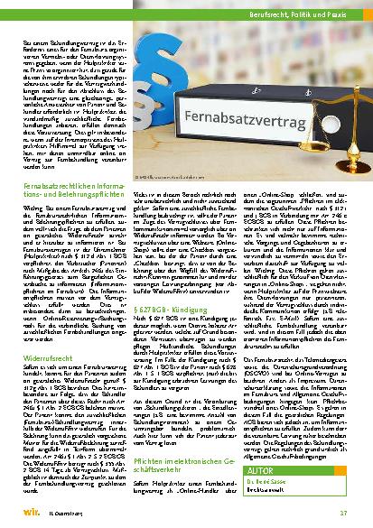 Vorschauseite 2: Fernbehandlungen Teil 2 Dürfen sektorale oder allgemeine Heilpraktiker ergänzende oder ausschließliche Fernbehandlungen durchführen?