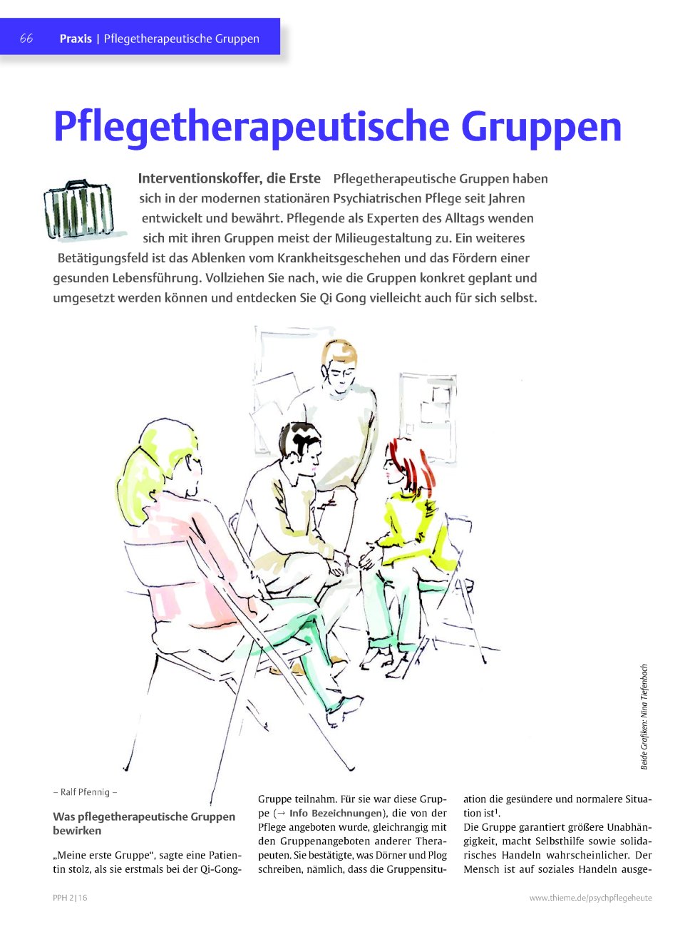 Vorschauseite 1: Pflegetherapeutische Gruppen