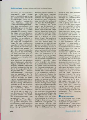 Vorschauseite 6: Zulassung zur Abschlussprüfung, Fehlzeiten, Härtefallantrag, Erkrankung