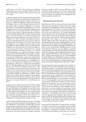 Vorschauseite 4: Psychosoziale Belastung im Justizvollzugsdienst