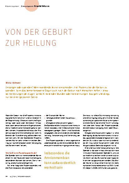 Vorschauseite 1: Von der Geburt zur Heilung