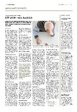 Vorschauseite 1: APP 2030 – ein Ausblick