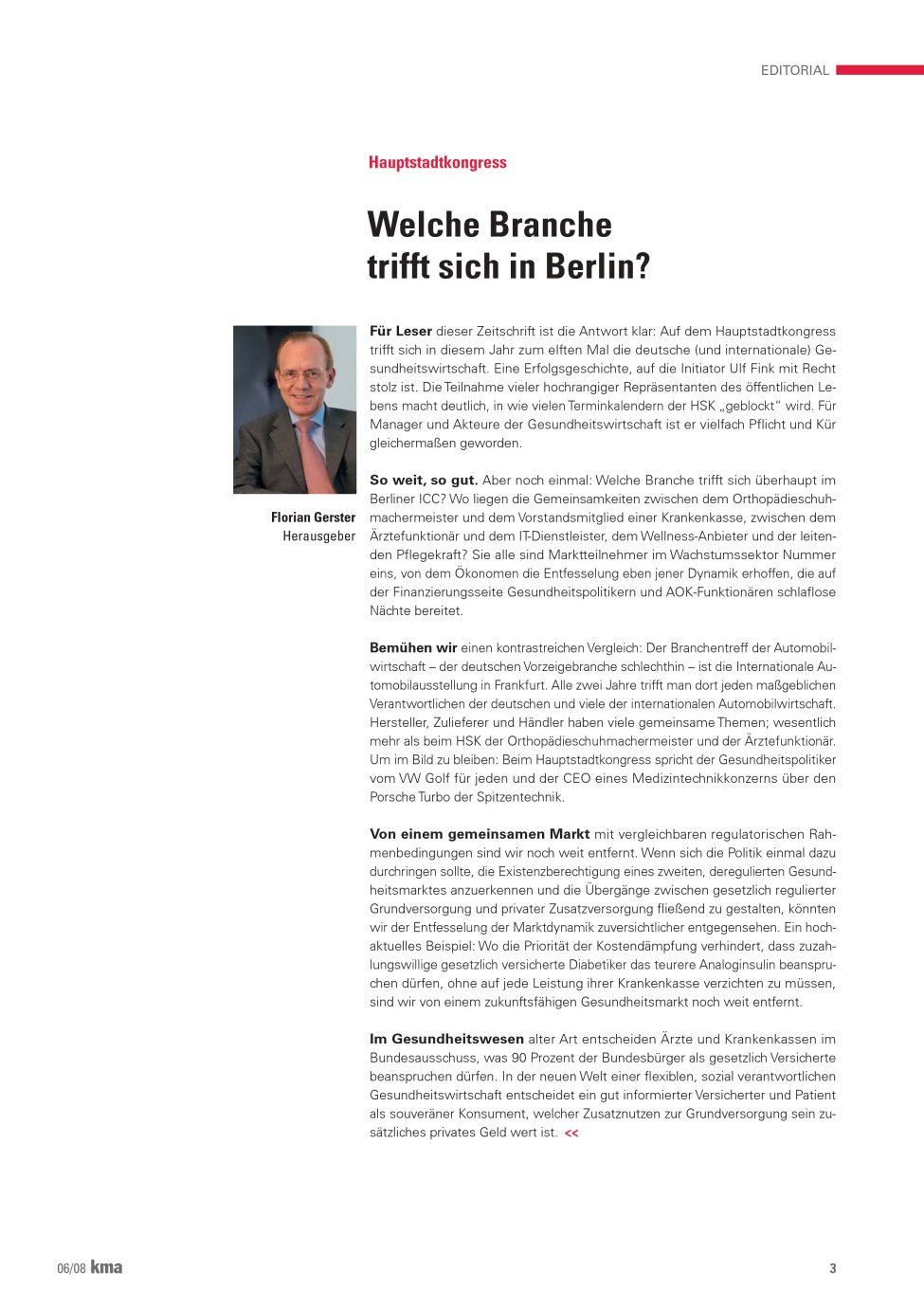 Vorschauseite 1: Welche Branche trifft sich in Berlin?