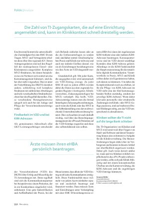 Vorschauseite 3: Telematikinfrastruktur Wo Kliniken von ihren MVZ lernen können